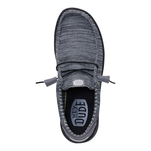 Image of HEYDUDE Men's Wally Stretch Sox Slip-On Loafer, Lightweight, Breathable, with Flex & Fold Outsole