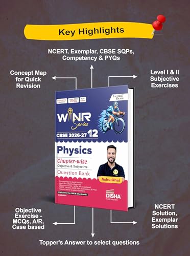 Image of WINR Series CBSE 2026-27 Class 12 Physics Chapter-wise Objective & Subjective Question Bank 2nd Edn | One-shot solution for 2027 Exam | NCERT, Exemplar, SQP, Competency & PYQs | Fully Solved