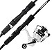 KastKing Crixus Fishing Rod and Reel Combo, Spinning, 6ft 6in, Medium, 2pcs, 3000 Reel