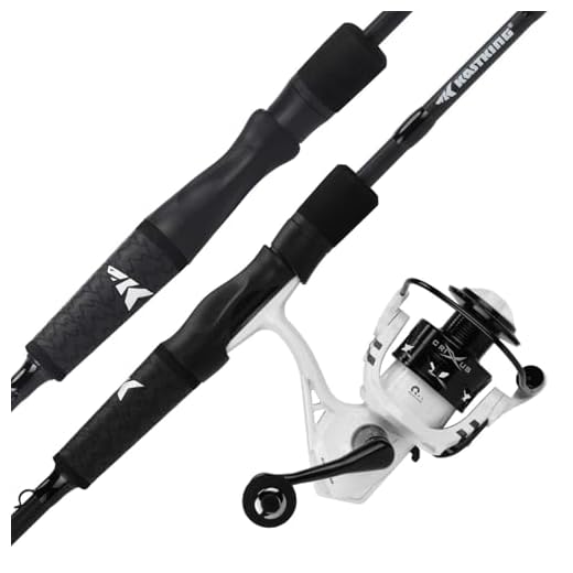 KastKing Crixus Fishing Rod and Reel Combo, Spinning, 6ft, Medium Light, 2pcs, 2000 Reel