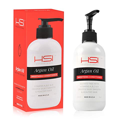 HSI Professional Smoothing Conditioner with Argan Oil, 8 Ounce
