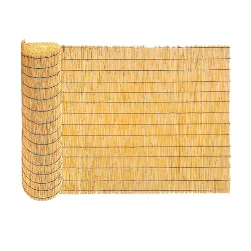 XBXUKRHRPV Brise Vue Bambou Exterieur, Clôture De Jardin en Bois, Rouleau Protection Décoratif en Bambou, Clôture en Roseau Naturel, Tissée À La Main, Clôture Pare-Vue pour Jardin, Terrasse, Balcon