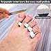 LemonRoad 300 Pcs (150 Pairs) Sponge Toe Separator Pedicure Finger Separator Tool Toe Divider Spacer Soft for Polishing Pedicure Manicure Coating Gel Painting Nail Beauty Accessory (White)