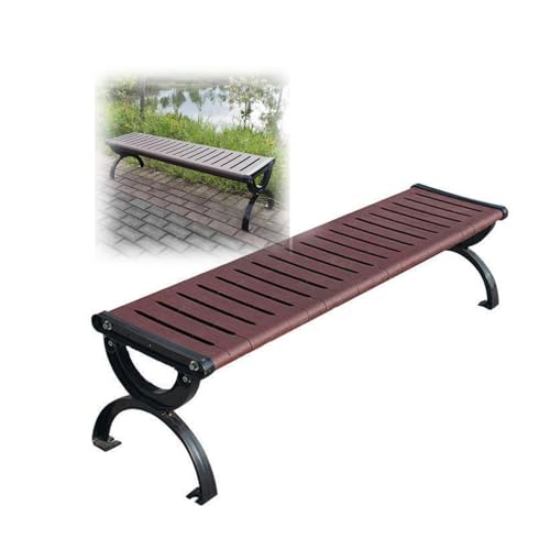 Banc de jardin en bois massif résistant aux intempéries balcon piscine