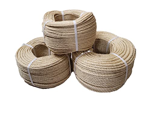 10mm Diameter Natural Sisal Rope - Cat Scratching Post - Choose Length - Agriculture - Pets (15)