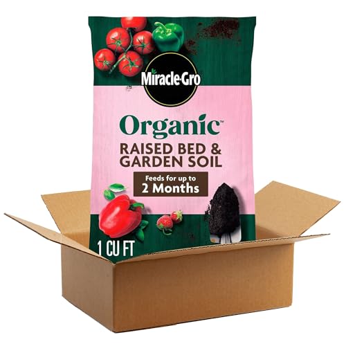 Miracle-Gro Organic Raised Bed and Garden Soil with...
