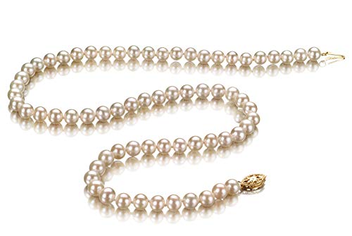White 5.5-6mm AAA Quality Freshwater Cultured Pearl Necklace for Women2