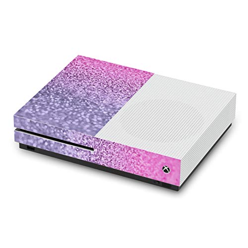 Autocollant de jeu Xbox One S en vinyle imprimé art rose lavande