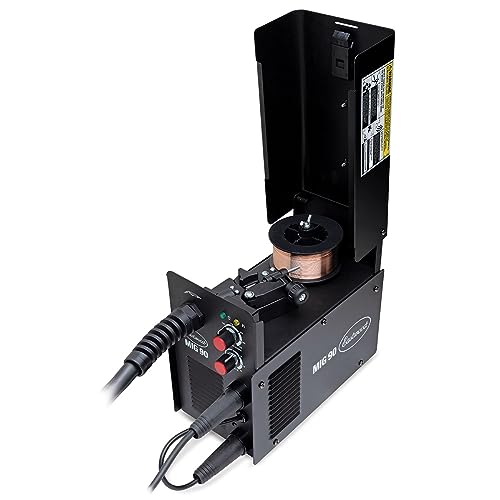 Eastwood 30-90 Amp 120V MIG Welder Machine for MIG and Flux Welding | Portable Welding Machine with Gas Regulator and Spool of Wire | Perfect for Beginners and DIY Project Enthusiast - Thumbnail 7