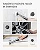HOTO Wand™ Brosse Nettoyage Electrique Rechargeable IPX7 Étanche, Brosse Électrique Nettoyante Rotative | 12 Têtes Interchangeables - Joints, coins, cuisine & salle de bain