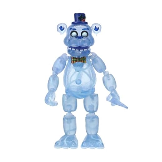 Five Nights at Freddy's Articulated Freddy Frostbear Action Figure, 5 Inch