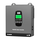 DATOUBOSS 1800W Hybrid Solar Wechselrichter 12V Reiner Sinus, 12V DC auf 220V/230V AC mit MPPT Solarladeregler, BMS-Schutzsystem, für Lithium-Batterien