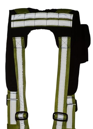 Schulter-Tragegurt mit Smartphonetasche in leuchtgelb