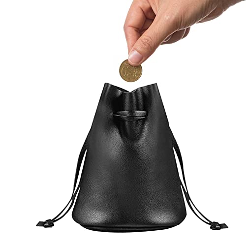 Vecksoy Beutel mit Kordelzug - PU-Beutel mit Kordelzug | Langlebiger Schmuck-Kosmetik-Accessoires-Organizer, PU-Make-up-Tasche mit Kordelzugverschluss für Frauen und Mädchen Cover