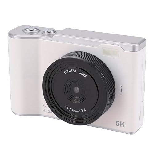 Appareil photo numérique 5K rétro sans miroir avec zoom 16X et capteur haute résolution 72MP