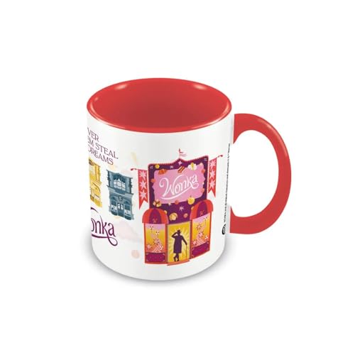 Image of Pyramid International Wonka Mug (Steal Your Dreams Design) 11oz Ceramic Coffee Mug, Cups and Coffee Mugs for Women, Mugs for Men and Kids - Official Merchandise