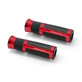  COPPIA MANOPOLE B-LUX ROSSO IN GOMMA SPECIALE BARRACUDA MOTO