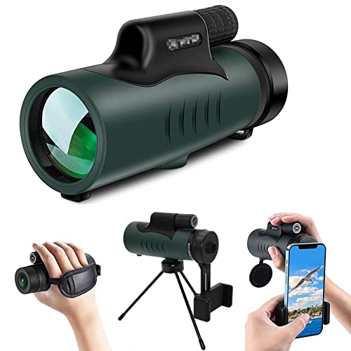 Telescopio monocular 10x42 para evitar imágenes borrosas en la naturaleza