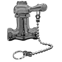 Jones Stephens S05100 Self-Closing Shower Valve with 7" Pull Chain Chrome Plated