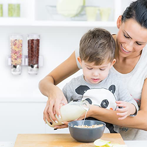 Botes de caramelos y avena de pared para desayunos en familia 4