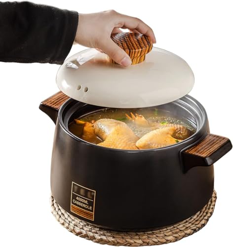 Olla cocinar, Olla cerámica Sopa, Olla Barro Barro, Olla Barro, Olla Caliente cocinar guisos, sopas