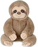Bearington Sammy Plush Sloth Stuffed Animal, 15 Inches