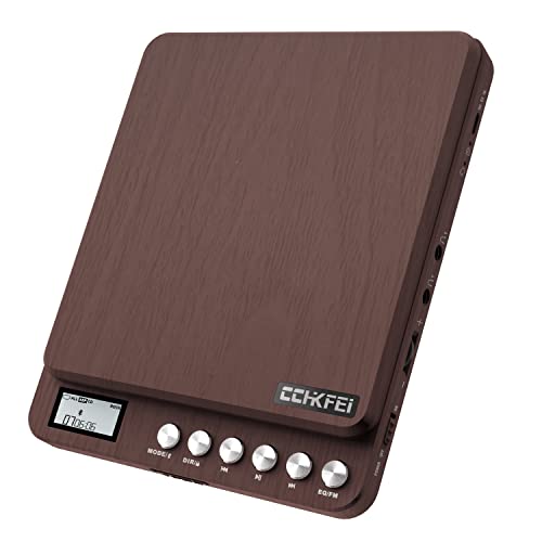 Portable Cd Player With Bluetooth And Fm Transmitter Rechargeable Bluetooth Cd Player 2000Mah Cd Players With Speakers Dual Headphones Jack Anti-Skip Cd Player For Car Home Adults Kids #TOP7