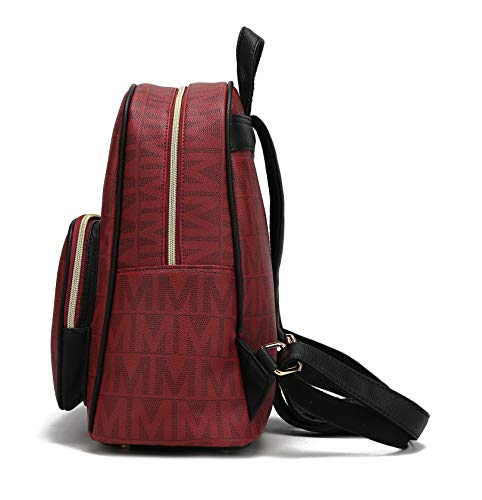 Mkf Backpack Purse For Women Vegan Leather Top-Handle Ladies Fashion Travel Pocketbook Bag – Daypack #TOP4