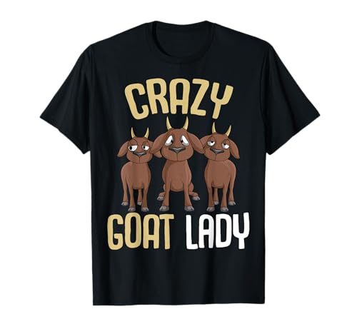 Crazy Goat Lady Goat Lover Women T-Shirt
