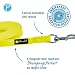 Petlando Schleppleine Trekking Such- und Trainingsleine für Hunde, für Ausbildung, extrem belastbar, viel Bewegungsfreiheit, einfache Reinigung – 10m x 1cm, gelb