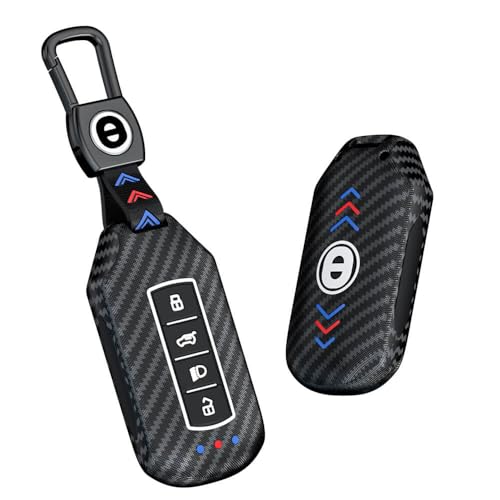 Image of keyzone ABS Car Key Cover for Tata Harrier 2026, Safari 2026, Sierra 2025, Curvv, Curvv EV Smart Key (Black)
