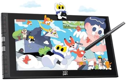 XP-PEN Drawing Tablet with Screen Artist 12 3rd, Portable Graphic Pen Display Tablet with X4 Stylus 16384 Pen Pressure, 99% sRGB Fully-Laminated Display Compatible with Windows, MAC, Chromebook