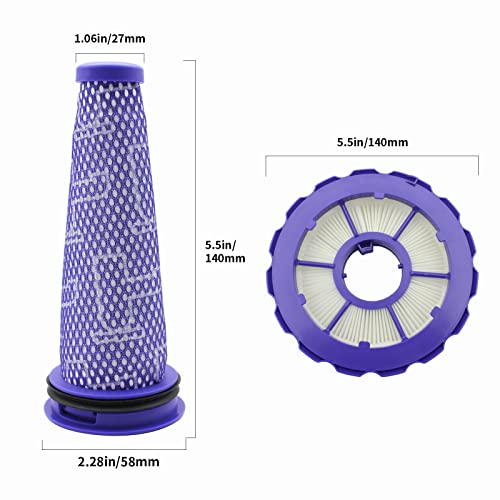 KENSHIRE Vacuum hepa filters compatible with Dyson DC50 pre filters DC50i Animal filter parts replacement 965081-01 - Image 2
