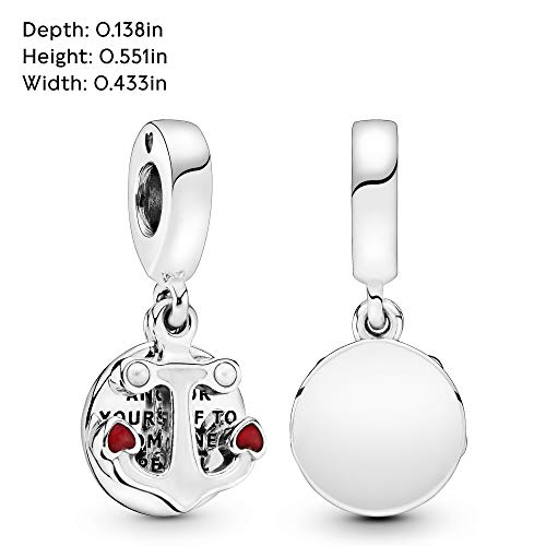 Pandora Jewelry Anchor Of Love Crystal Pearl Charm In Sterling Silver #TOP4