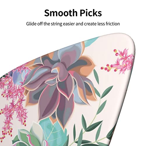 Ensemble de 6 médiators de guitare succulents colorés pour guitare acoustique, guitare électrique, basse, ukulélé – fin… - Les Beatles, Paul McCartney, John Lennon, RIngo Starr, George Harrison Ensemble de 6 médiators de guitare succulents colorés pour guitare acoustique, guitare électrique, basse, ukulélé - fin… – Image 8