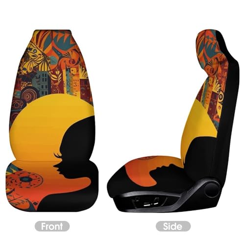 Housse de siège de voiture universelle colorée et confortable pour auto - 3