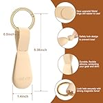 Magnetic Hat Clip 1-Pack - The Light Khaki Hat Clip for Travel on Bag, Magnetic Hat Clips for Bag, and Secure Hat Holder for Travel on Caps & Beach Hats, Vacation Essentials - Image 2