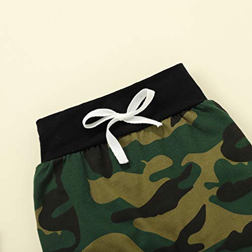 Amawmw Aint No Auntie Like The One I Got Outfit Baby Boy Romper Top+Camouflage Pant+Hat #TOP5