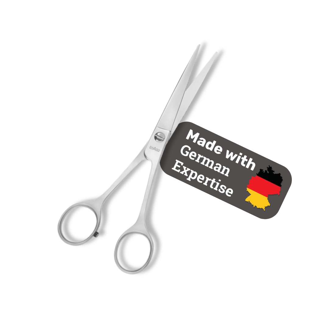 EHASO Premium Pfotenschere 17 cm gerade für Hunde | Schere, Klein und Präzise | Pfotenschere in Spitzenqua