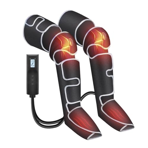 COMFIER Leg Massager for Circulation and Pain Relief, Leg Wraps Massage Boots with Heat and Compression,3 Heat 3 Modes 3 Intensities Full Foot and Calf Massage, Gifts for Women Men