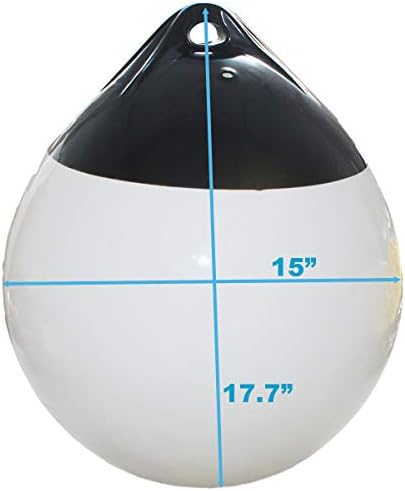 X Haibei 1 Boat Fender Ball Round Anchor Buoy Dock Bumper Ball Inflatable Vinyl A Series Shield Protection Marine Mooring Buoy A25 D9 8 H12 2inch Buy Online At Best Price In Uae Amazon Ae