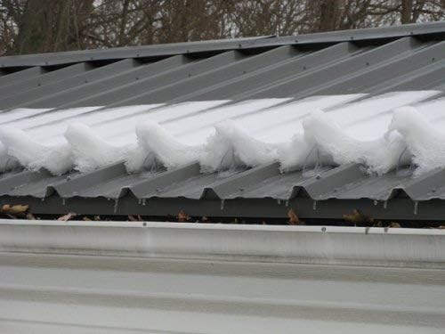 review SnowBreaker Snow Guards 25 Pieces for Metal Roofs (Adhesive Mounted)