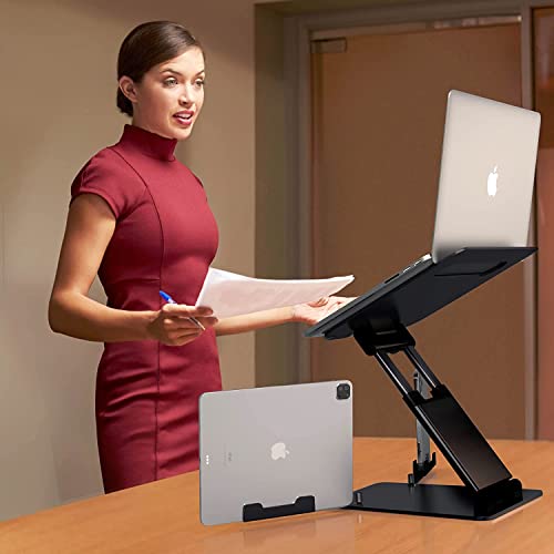 Lifelong Quad PRO Adjustable Laptop Stand, Portable and Ergonomic, Fits MacBook and Laptops 10-17 Inches, Lifts Up to 20 Inches, Ideal for Working from Home or Office by Lifelong - Image 2