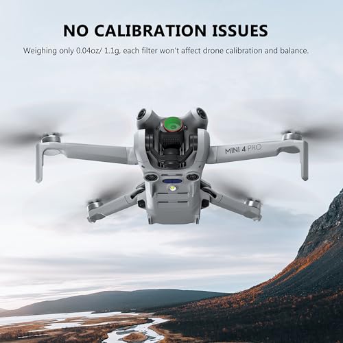 STARTRC ND Filters Set for DJI Mini 4 Pro Accessories -6 Pack (ND8,ND16,ND32,ND64,ND256,CPL)(Aluminum Version) - Thumbnail 6