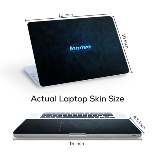 Image of Pattern L9 Top+Wrist Pad Vinyl Laptop Skin /Sticker /Cover for 15 to 15.6 Inches Laptops Laminated-Removable-HD Quality Compatible for Lenovo (15x10 Inches)
