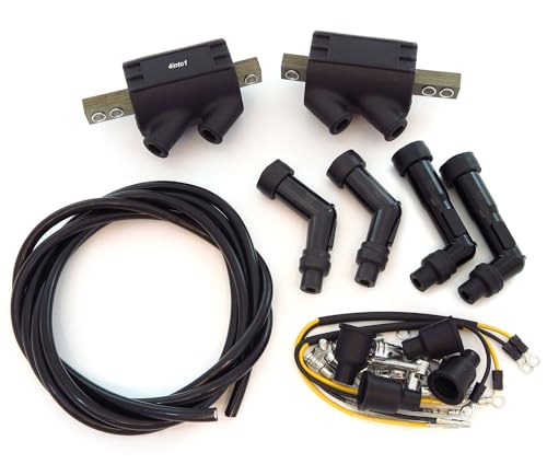 Magna 5 ohm Coils and Caps - Fits Honda CB350F400F CB500K CB550