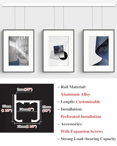 Kit per appendere quadri – Set di ganci da parete per esposizione artistica, per foto e opere d'arte