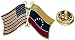 JumpingLight USA 50 Star & Venezuela 7 Star Crest Bike Motorcycle Hat Cap Lapel Pin - Quality Flags