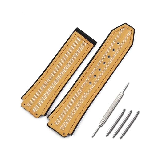 Sangle de caoutchouc 19mmx25mm pour montre sport femme étanche noire