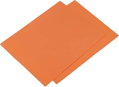 uxcell EVA Foam Sheets, Orange, 10.8 x 8.5 inches 27.5 x 21.5 cm, 0.06 inch 1.5 mm Thick, For Craft DIY, Pack of 2